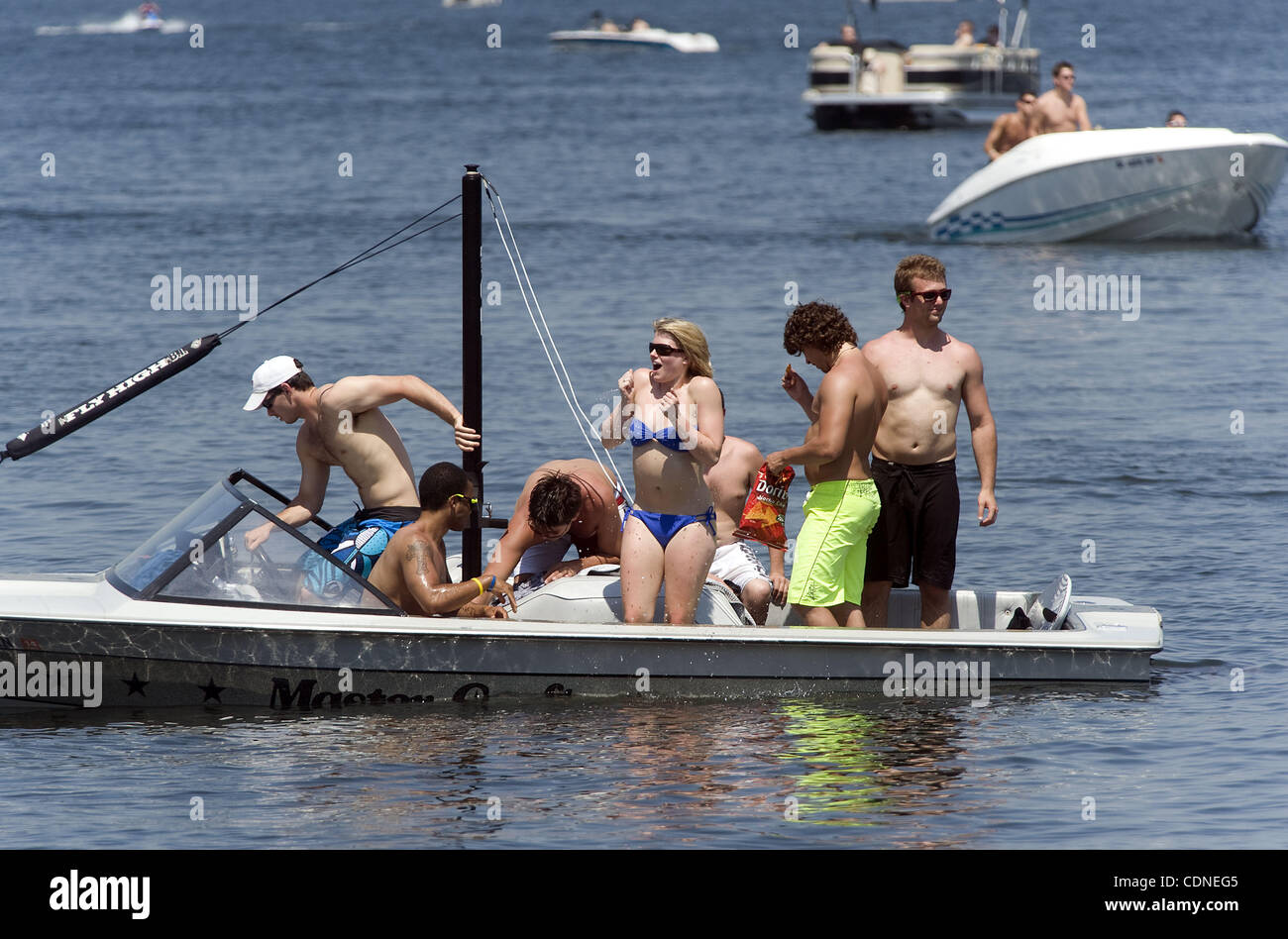 May 30, 2011 Whitmore Lake, Michigan, U.S People celebrate Memorial