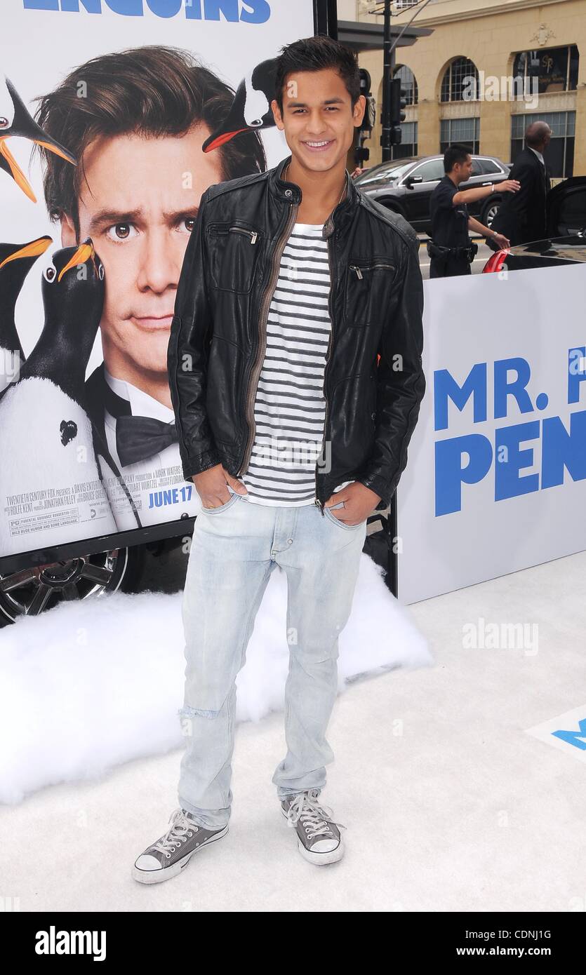 June 12, 2011 - Hollywood, California, U.S. - Los Angeles premiere of ''Mr. Popper's Penguins'' at Grauman's Chinese Theatre in Hollywood, CA  6/12/11   2011..BRONSON PELLETIER(Credit Image: Â© Scott Kirkland/Globe Photos/ZUMAPRESS.com) Stock Photo