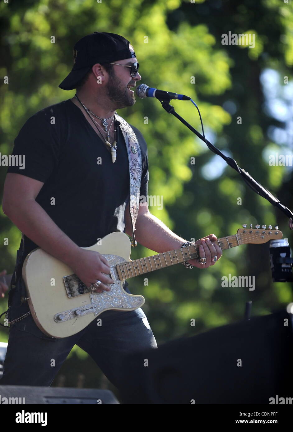 Country music recording artist Lee Brice played a live concert during ...