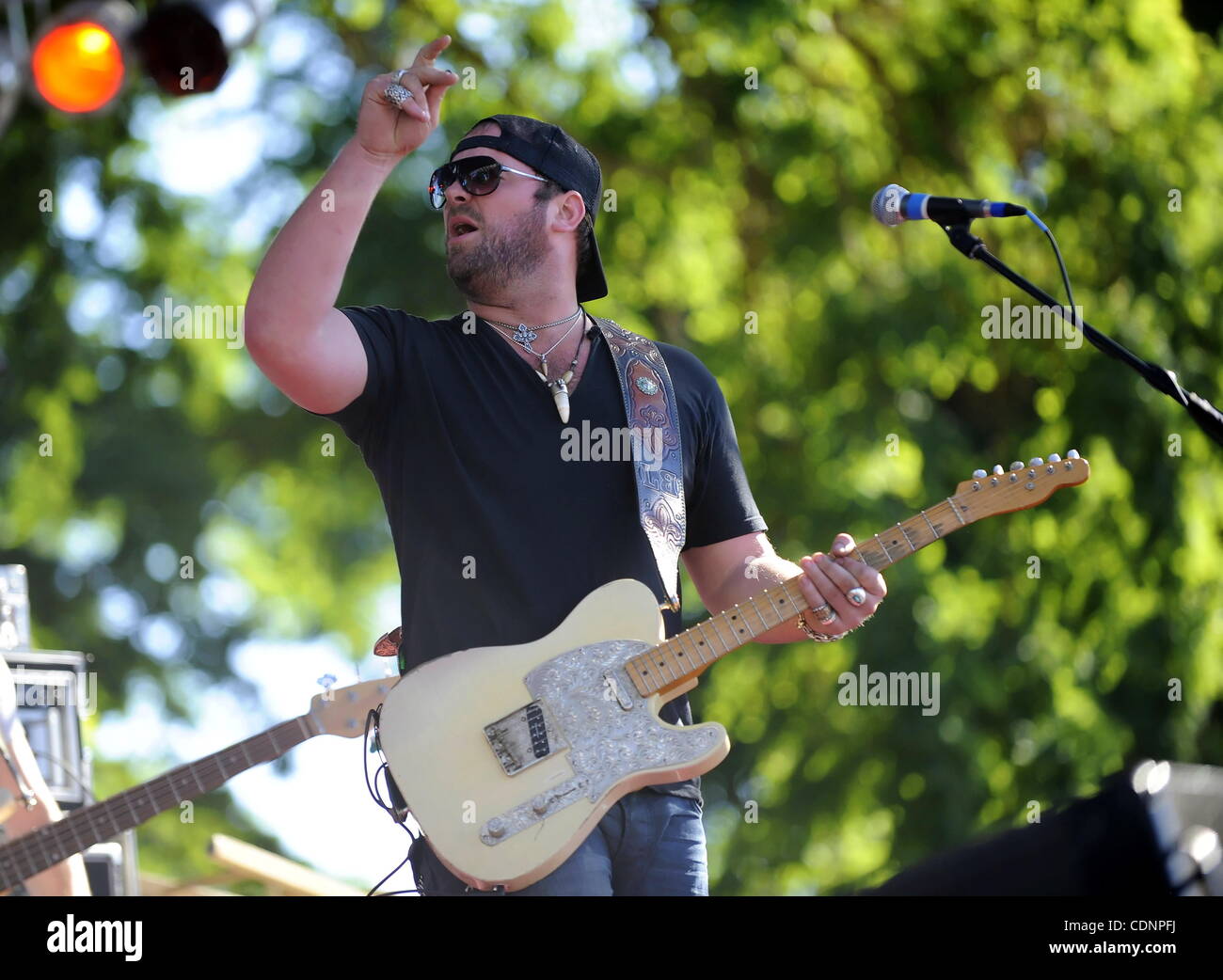 Country music recording artist Lee Brice played a live concert during ...