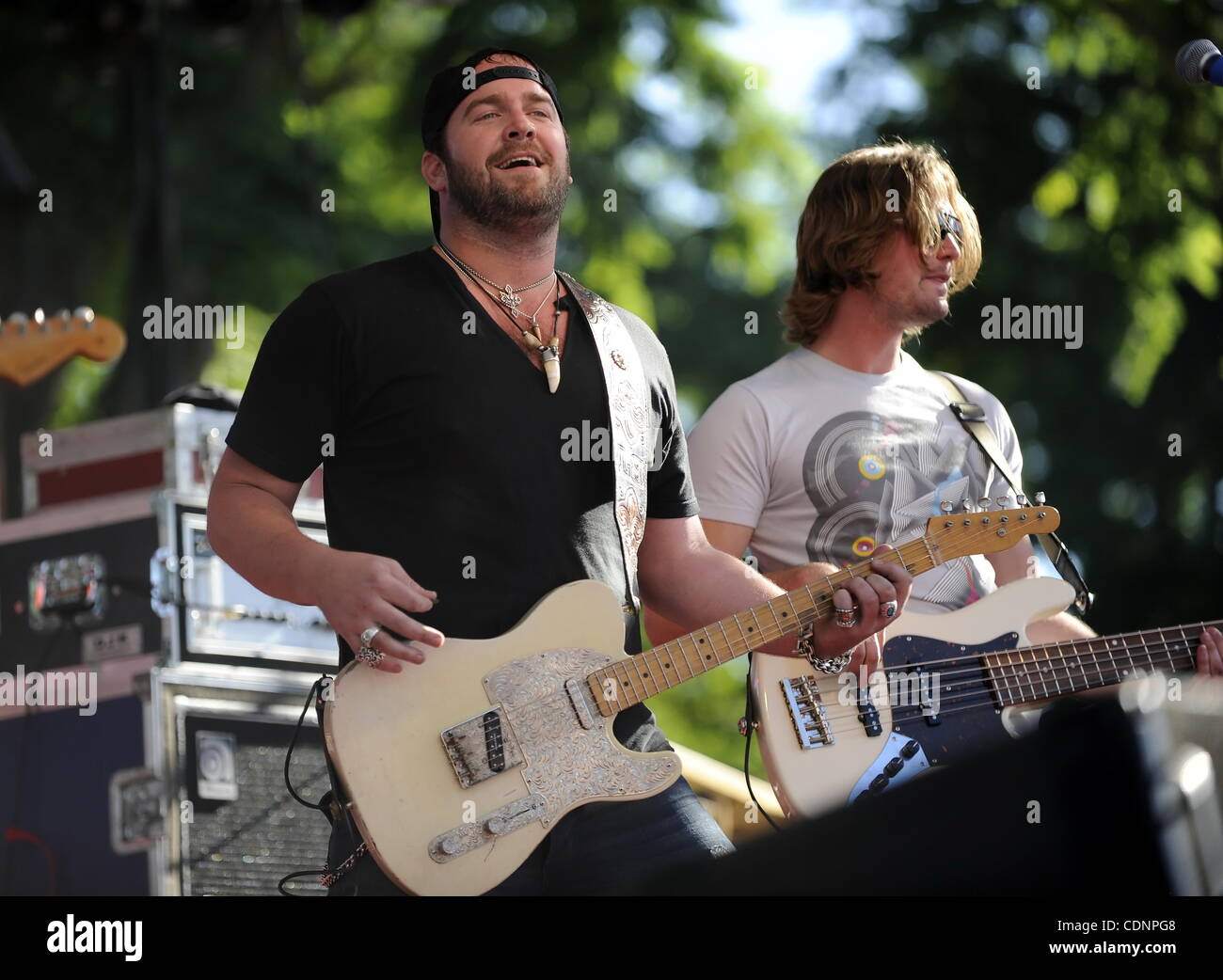 Country music recording artist Lee Brice played a live concert during ...