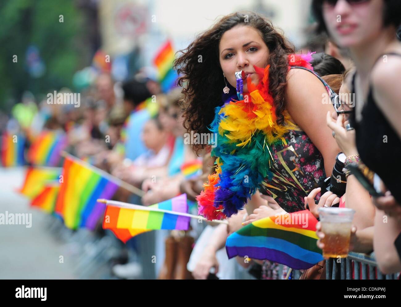 June 26, 2011 - Manhattan, New York, U.S. - 42nd Annual LGBT Pride ...
