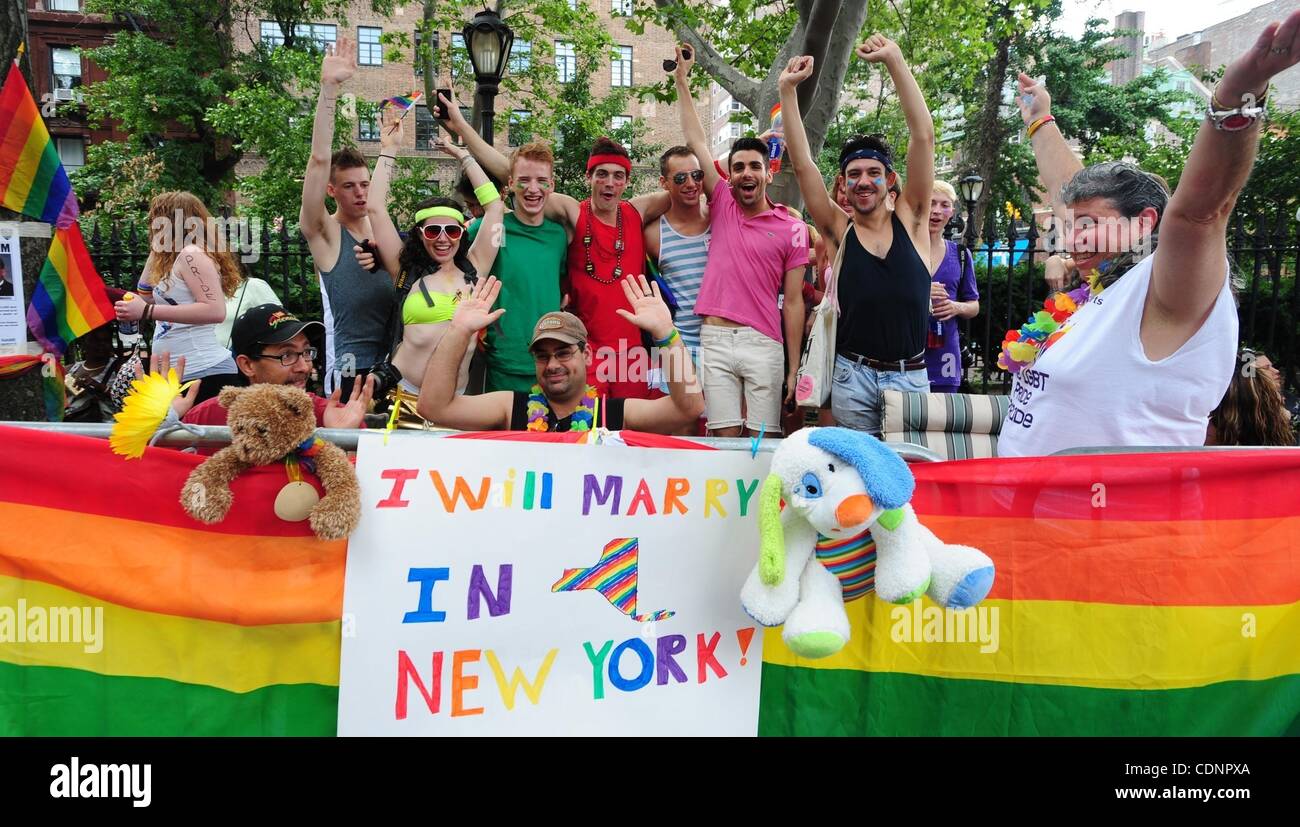 June 26, 2011 - Manhattan, New York, U.S. - 42nd Annual LGBT Pride ...