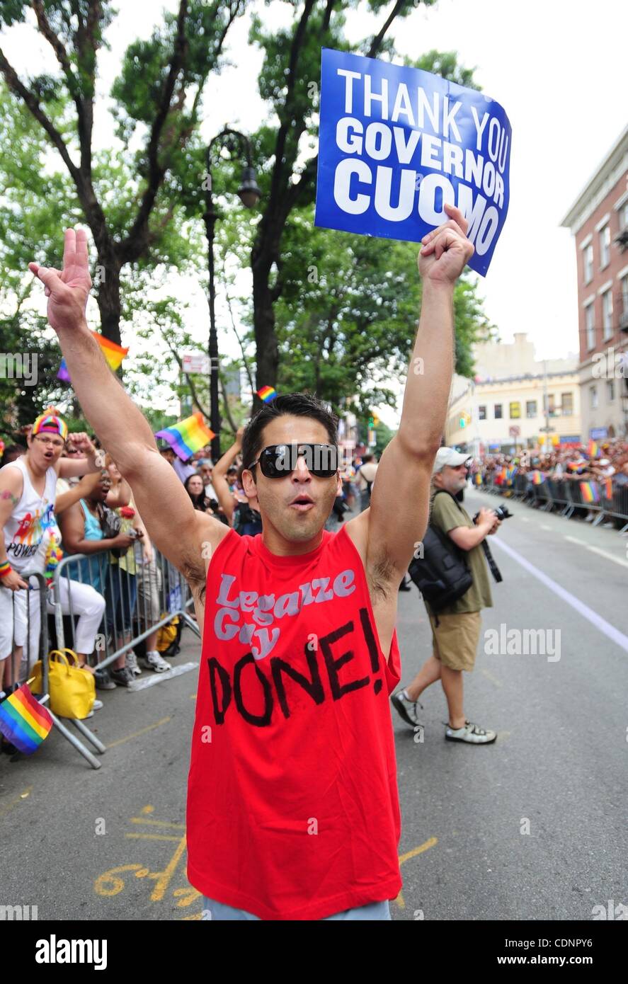 June 26, 2011 - Manhattan, New York, U.S. - 42nd Annual LGBT Pride ...