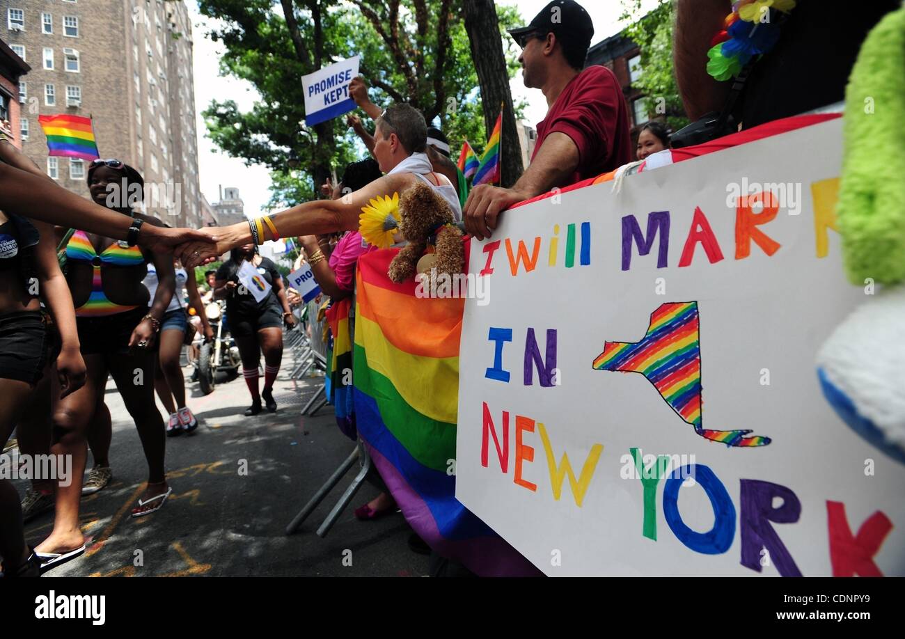 June 26, 2011 - Manhattan, New York, U.S. - 42nd Annual LGBT Pride ...