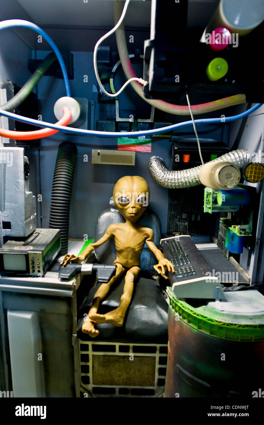 July1, 2011 - Roswell, New Mexico, USA - An exhibit at the Alien Zone ...