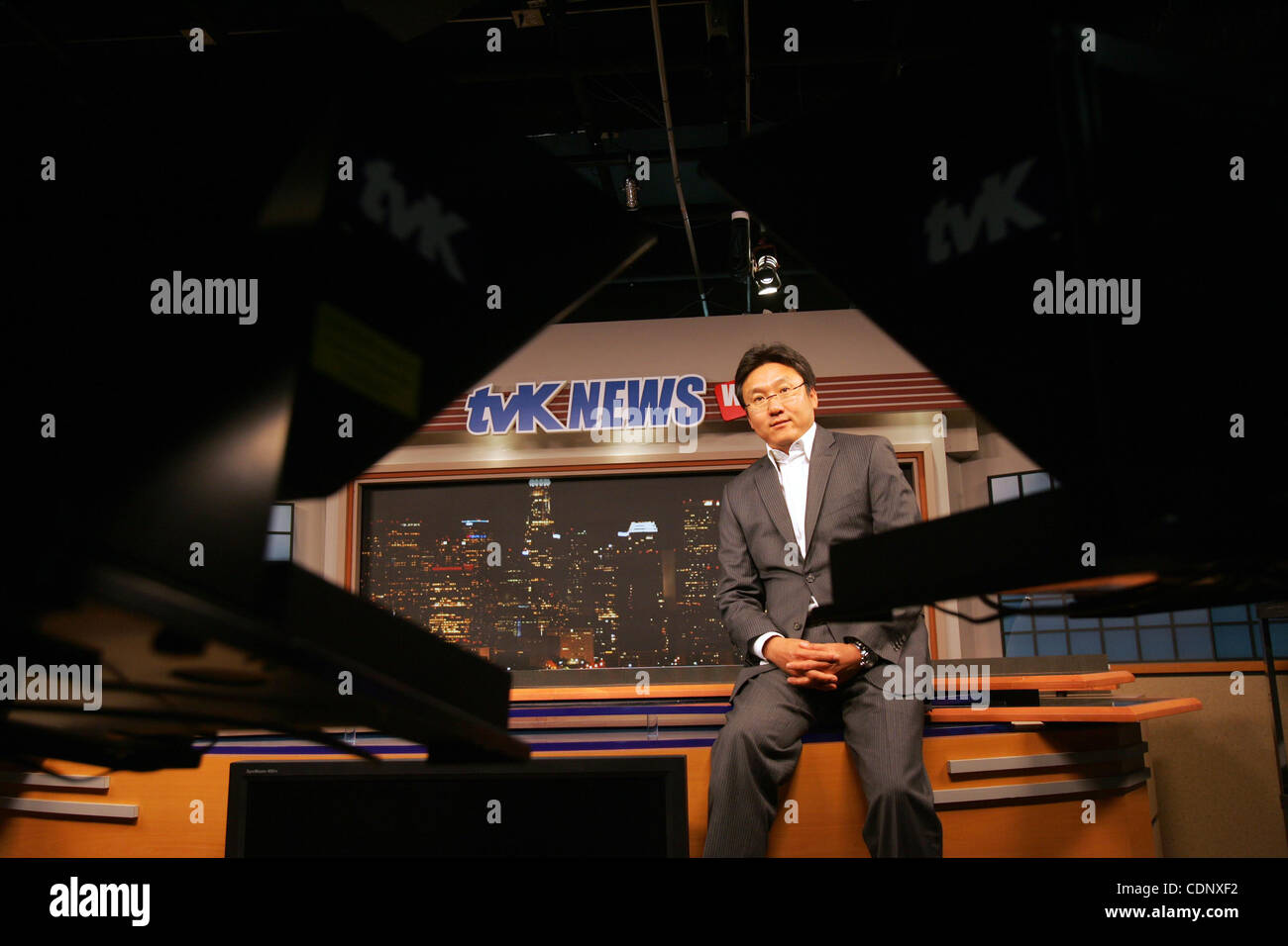 Eric Yoon, CEO and founder of Television Korea 24, Inc. (tvK) in Los ...