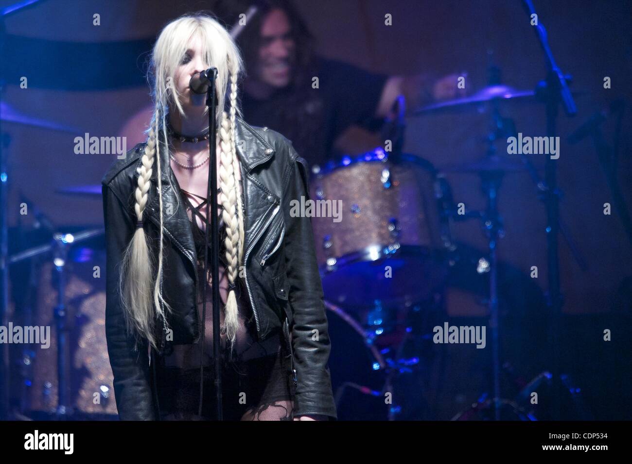 July 7, 2011 - Madrid, Spain - Taylor Momsen of The Pretty Reckless performs on stage at the Sala Caracol in Madrid (Credit Image: © Jack Abuin/ZUMAPRESS.com) Stock Photo