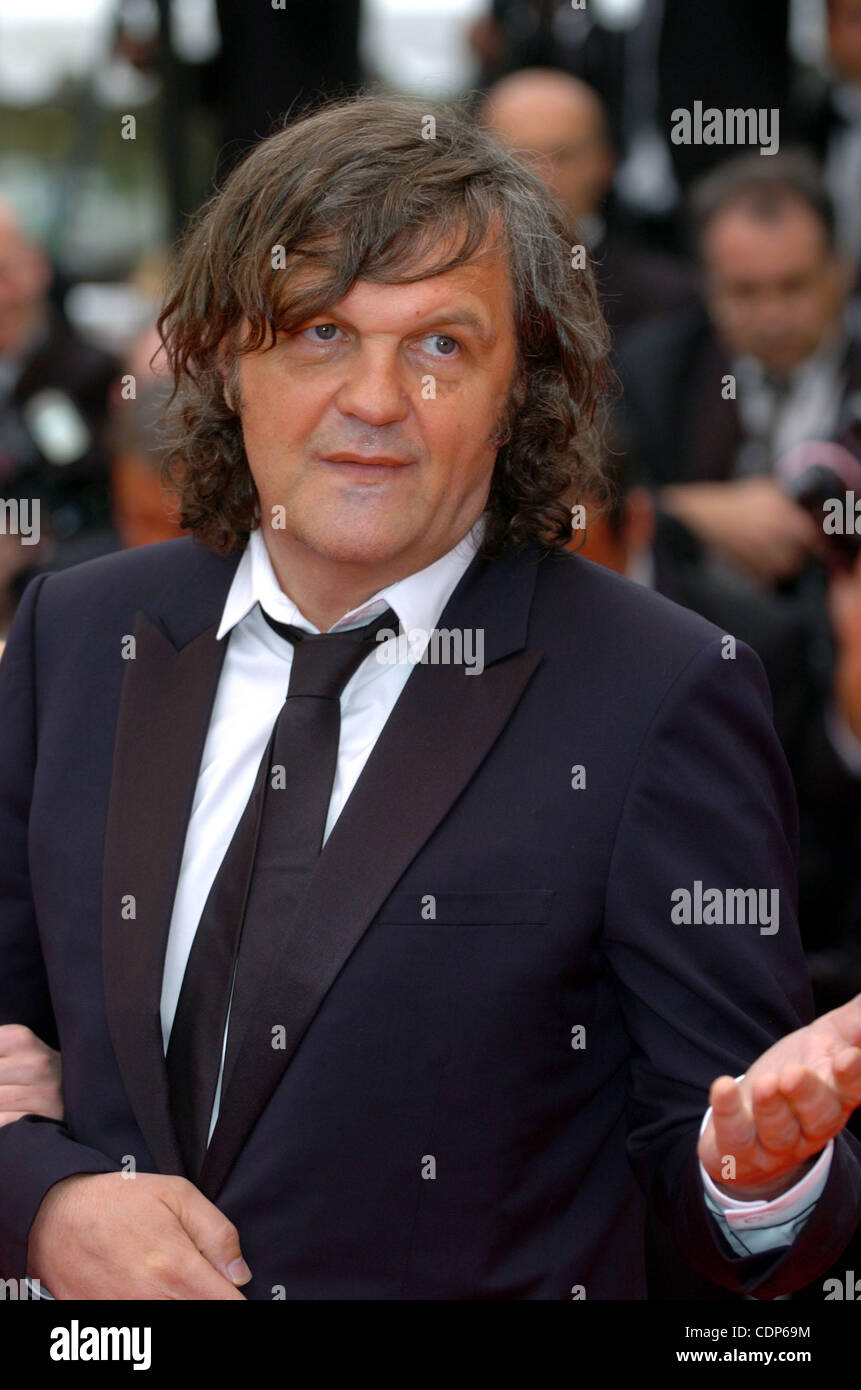 Director Emir Kusturica attends the 'Midnight in Paris' Premiere - Opening ceremony at the 64th Annual Cannes film festival. Stock Photo