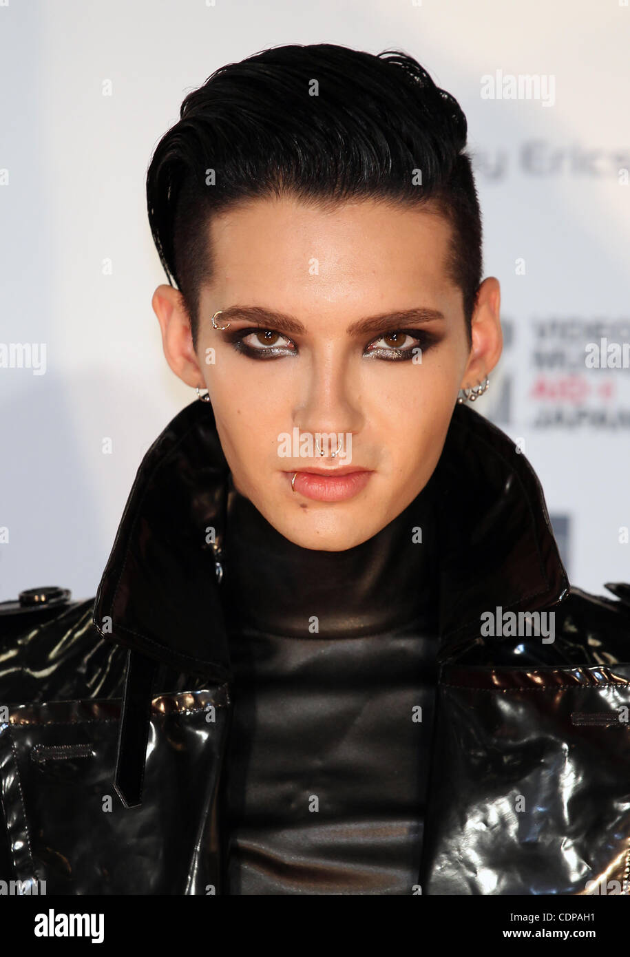 June 25, 2011 - Chiba, Japan - Bill Kaulitz of Tokio Hotel poses on the red  carpet during the MTV Video Music Aid Japan 2011 at Makuhari Messe Event  Hall in Chiba,