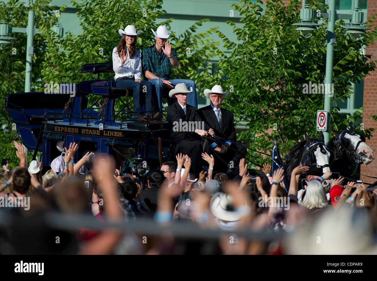 Kate Middleton Rodeo Calgary stampede rodeo prince william hi-res stock photography and ...