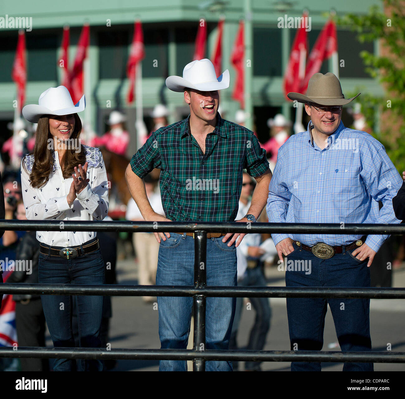 Kate Middleton Rodeo Calgary stampede rodeo prince william hi-res stock photography and ...