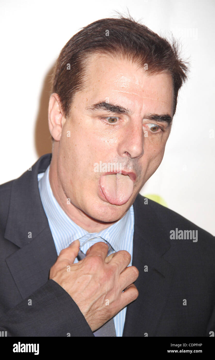 June 7, 2011 - New York, New York, U.S. - Actor CHRIS NOTH reacts to the heat at the Samsung Hope For Children Gala 2011 held at Cipriani Wall Street. (Credit Image: © Nancy Kaszerman/ZUMAPRESS.com) Stock Photo
