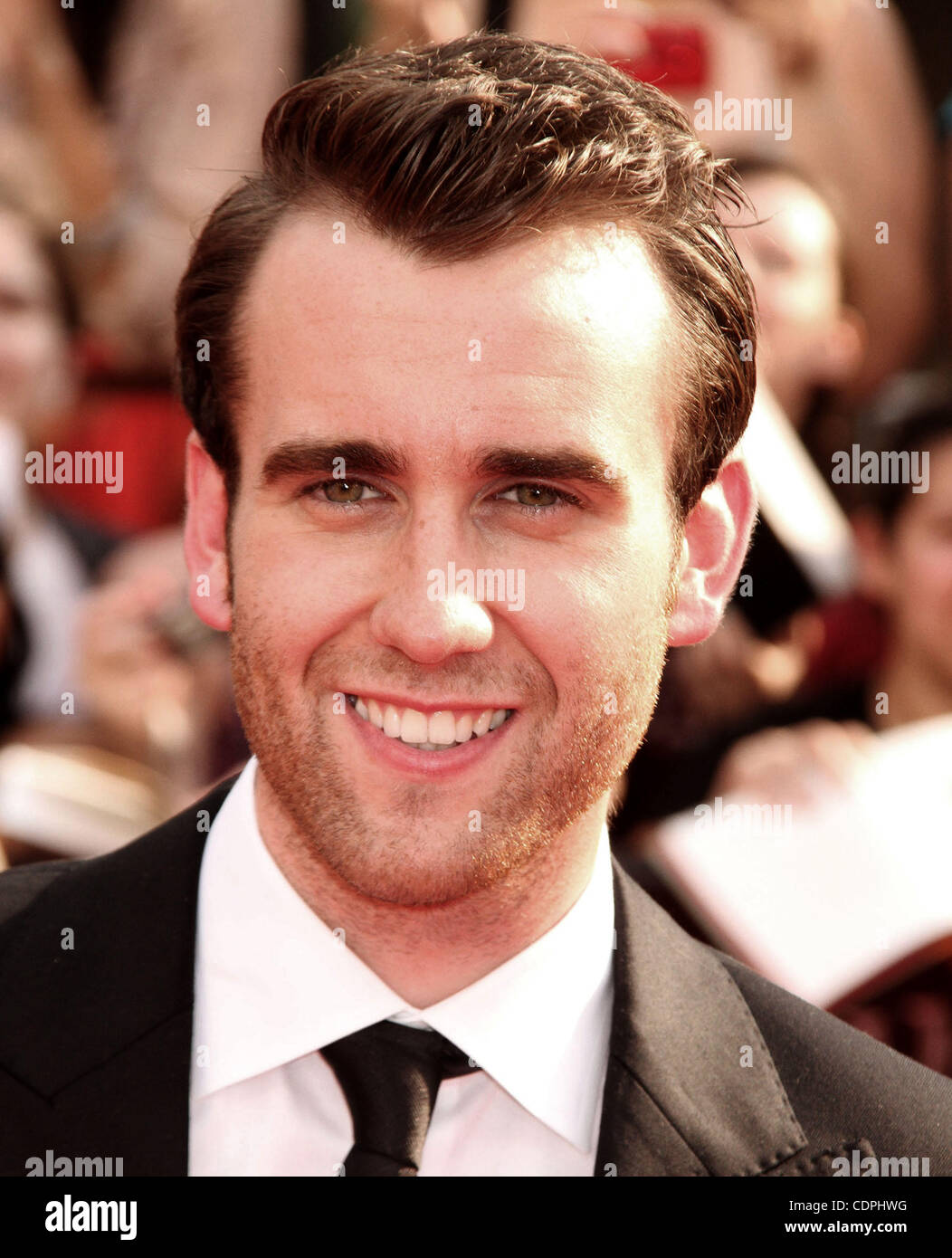 July 11, 2011 - New York, New York, U.S. - Actor MATTHEW LEWIS attends the New York premiere of 'Harry Potter and the Deathly Hallows - Part 2' held at Avery Fisher Hall at Lincoln Center. (Credit Image: © Nancy Kaszerman/ZUMAPRESS.com) Stock Photo