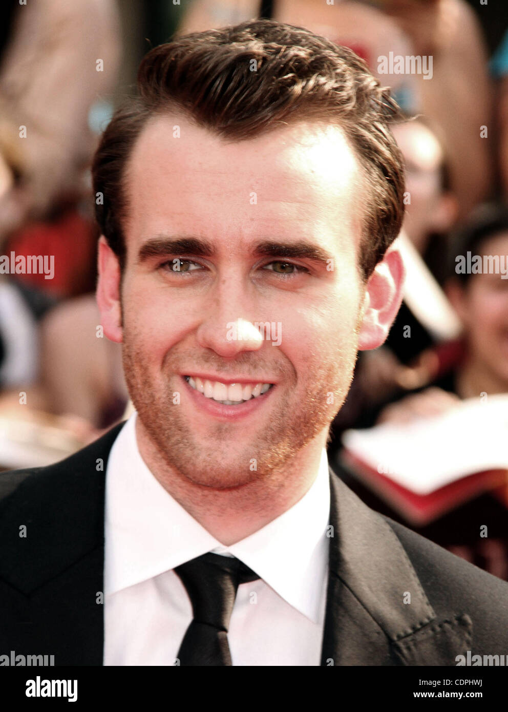 July 11, 2011 - New York, New York, U.S. - Actor MATTHEW LEWIS attends the New York premiere of 'Harry Potter and the Deathly Hallows - Part 2' held at Avery Fisher Hall at Lincoln Center. (Credit Image: © Nancy Kaszerman/ZUMAPRESS.com) Stock Photo