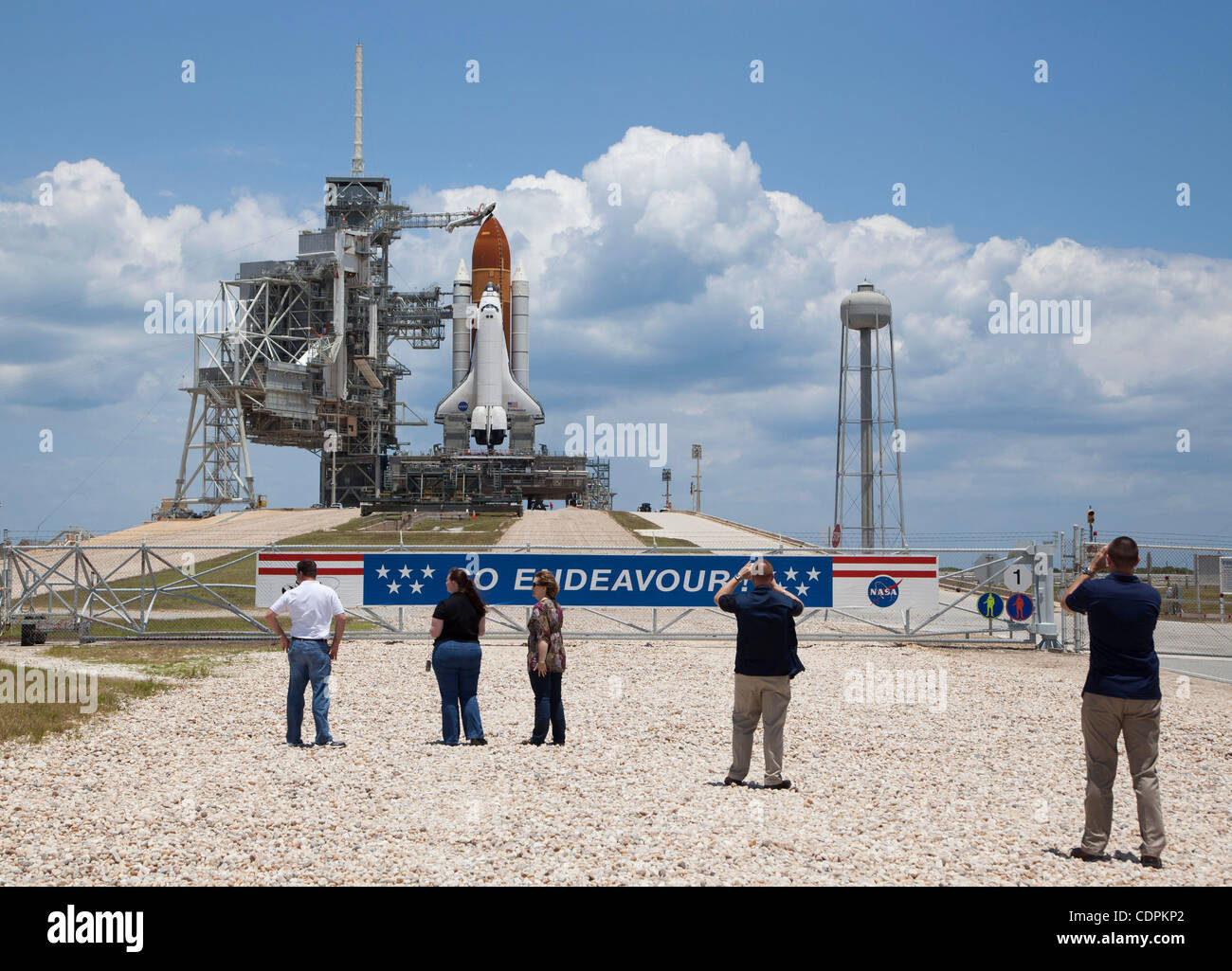 Cape Canaveral, Florida US Space shuttle Endeavour sits on pad 39A at