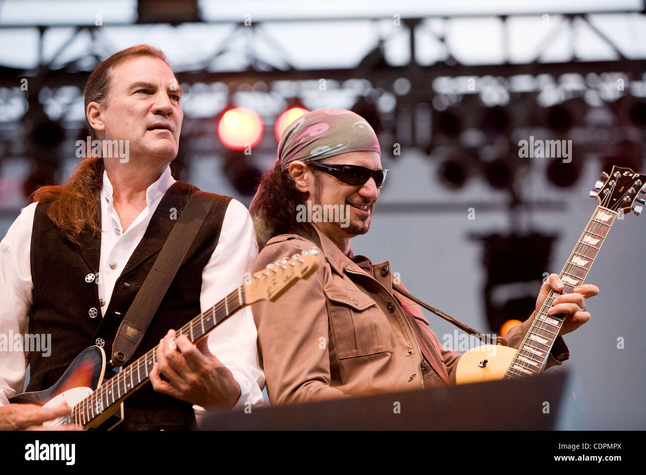 7/2/2011 Del Mar, CA USA Singer/guitarist MAX CARL and guitarist