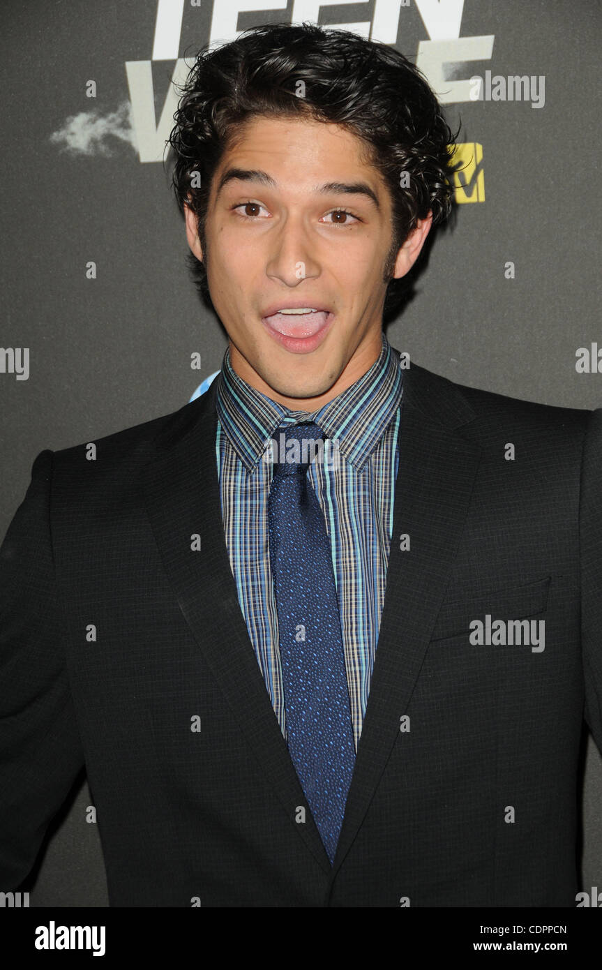 May 25, 2011 - Los Angeles, California, U.S. - Tyler Posey Attending The MTV Teen Wolf Premiere Party Held At The Roosevelt Hotel In Hollywood, California On 5/25/11. 2011(Credit Image: Â© D. Long/Globe Photos/ZUMAPRESS.com) Stock Photo
