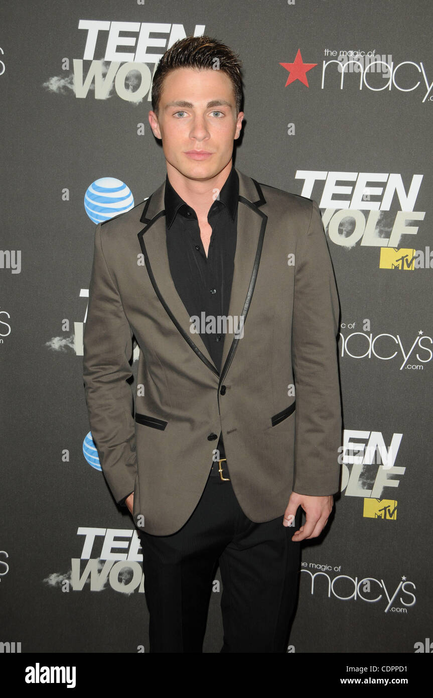 May 25, 2011 - Los Angeles, California, U.S. - Colton Haynes Attending The MTV Teen Wolf Premiere Party Held At The Roosevelt Hotel In Hollywood, California On 5/25/11. 2011(Credit Image: Â© D. Long/Globe Photos/ZUMAPRESS.com) Stock Photo