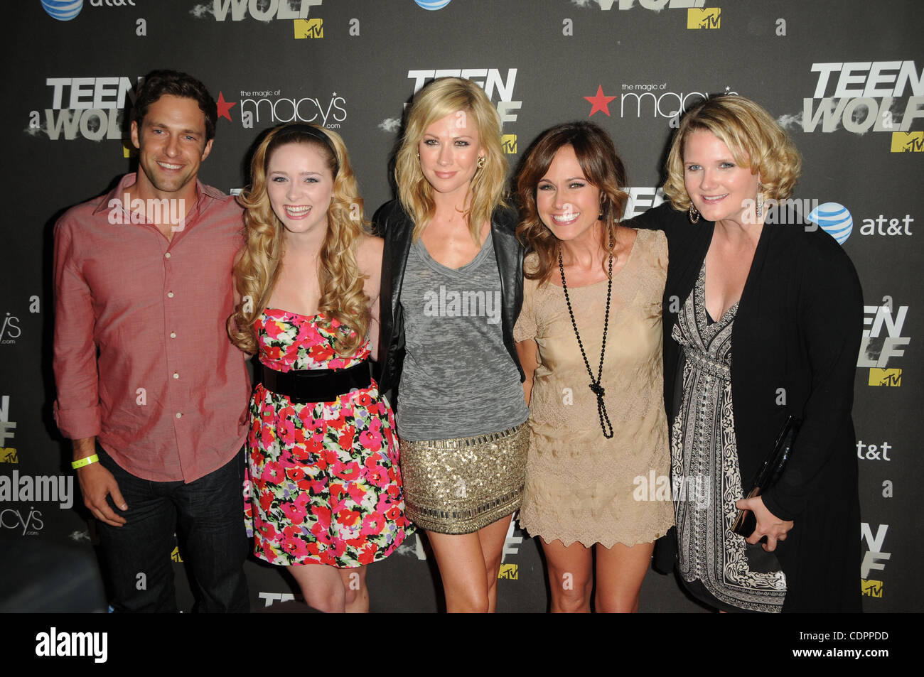 May 25, 2011 - Los Angeles, California, U.S. - Awkward Cast Attending The MTV Teen Wolf Premiere Party Held At The Roosevelt Hotel In Hollywood, California On 5/25/11. 2011(Credit Image: Â© D. Long/Globe Photos/ZUMAPRESS.com) Stock Photo