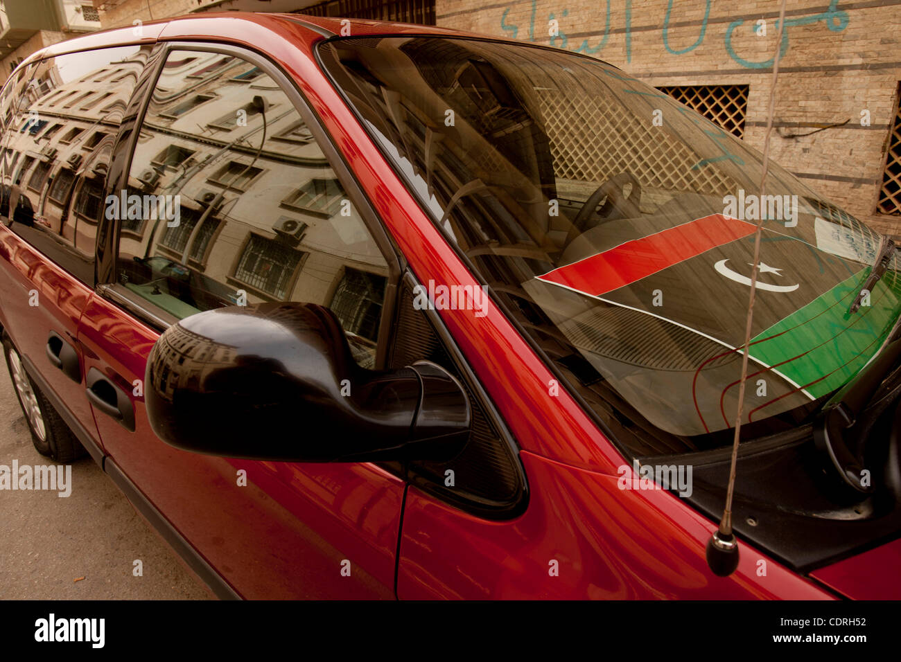New libya flag hi-res stock photography and images - Alamy