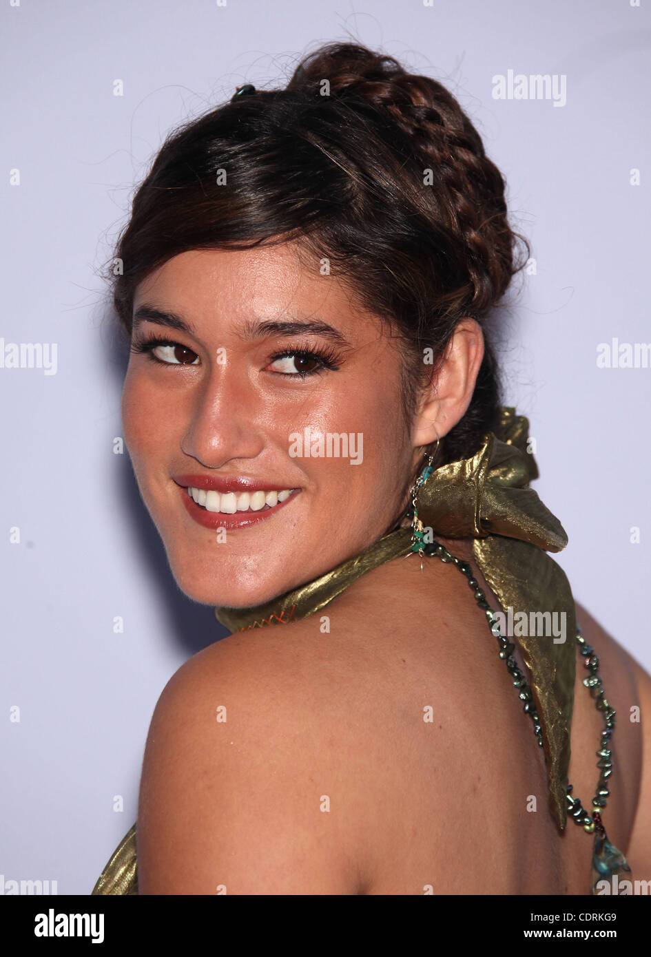May 24 2011 Los Angeles California U S Q Orianka Kilcher Arrives For The Premiere Of The Film Tree Of Life At The Bing Theater Credit Image C Lisa O Connor Zumapress Com Stock Photo