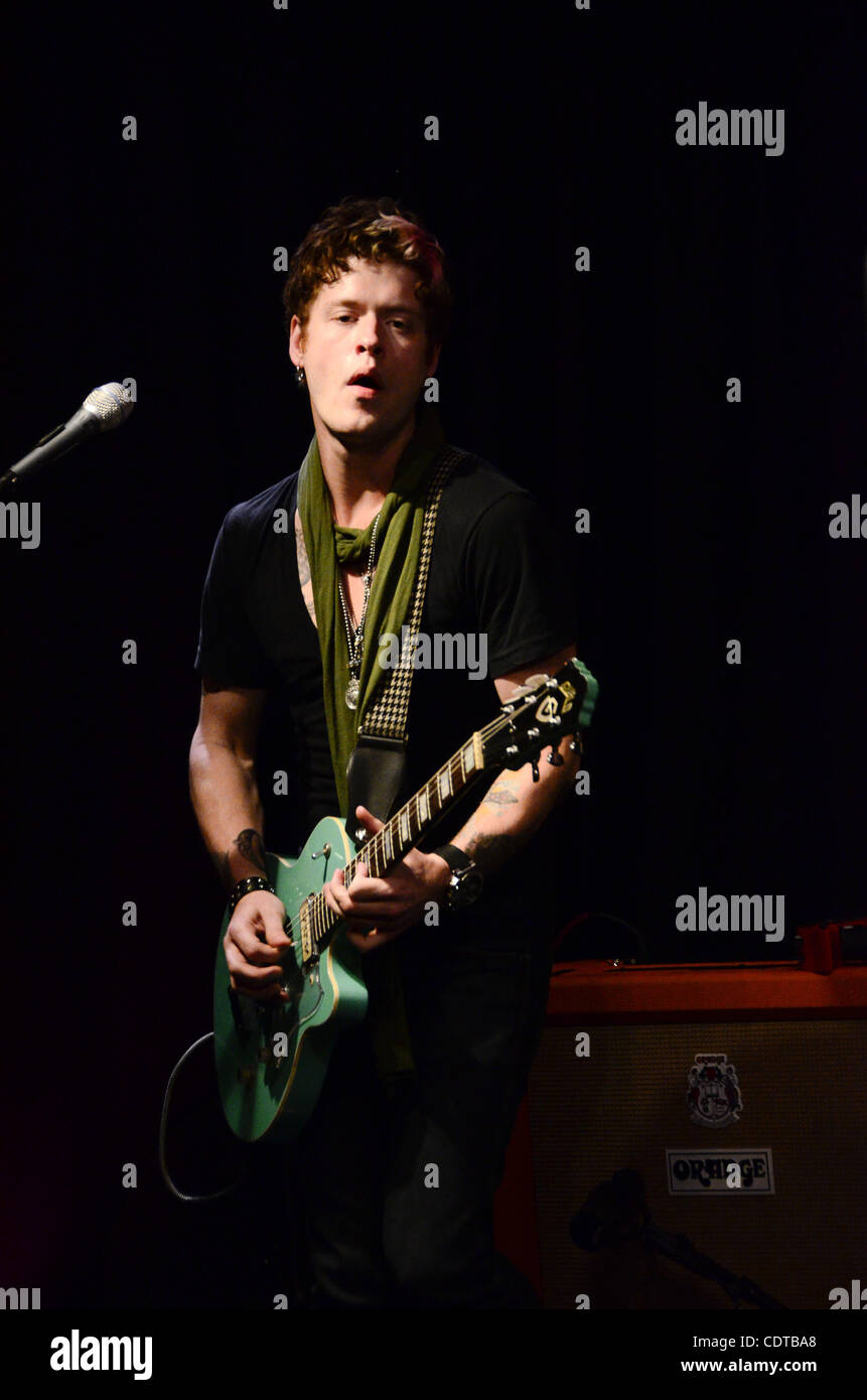 April 30, 2011 - NASH OVERSTREET  of the Hot Chelle Rae's performing live at the Clear Channel Infinity Performance Theater in Philadelphia. (Credit Image: © Ricky Fitchett/ZUMAPRESS.com) Stock Photo