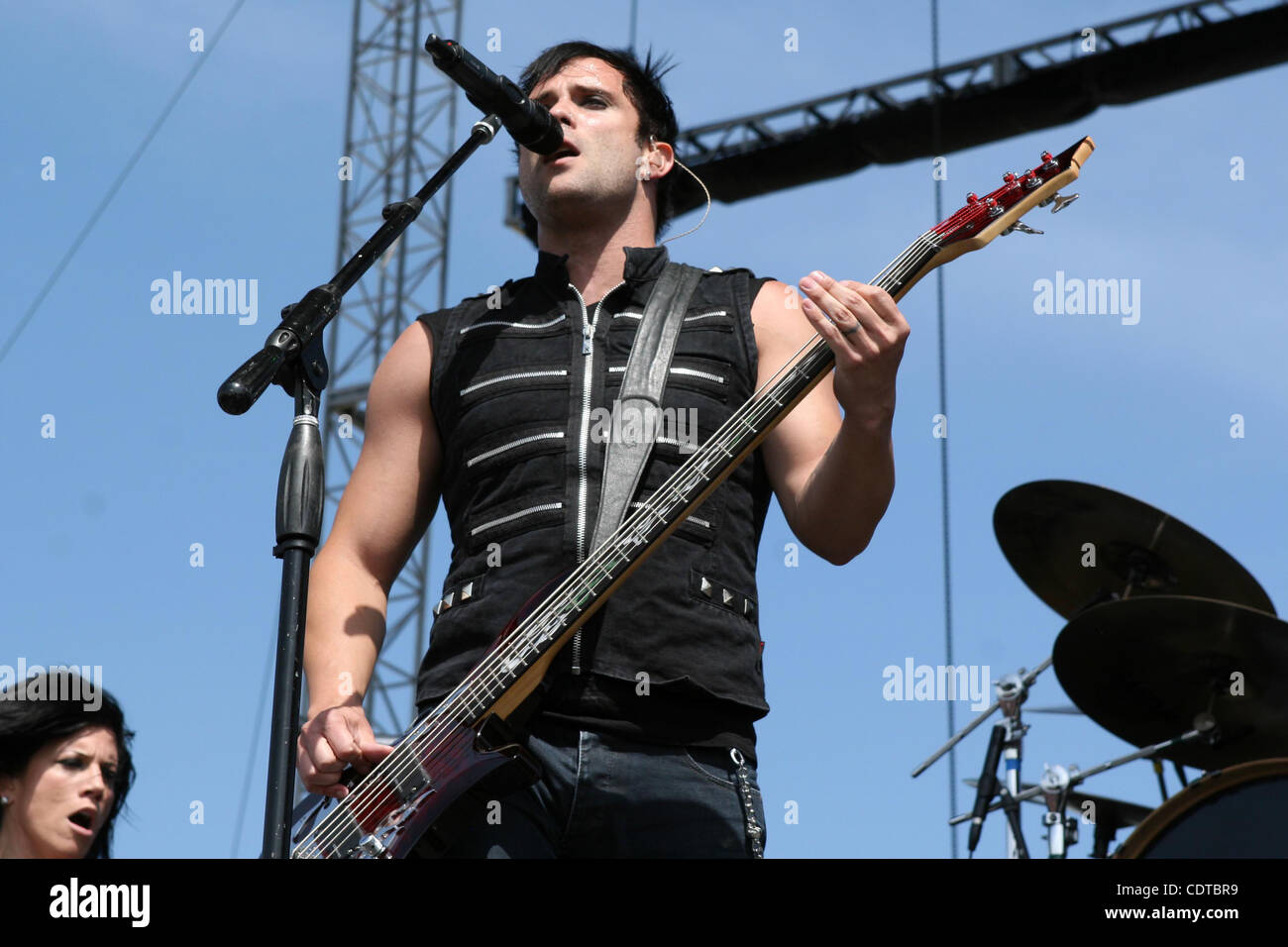 John Cooper of Skillet performs at Carolina Rebellion Stock Photo Alamy
