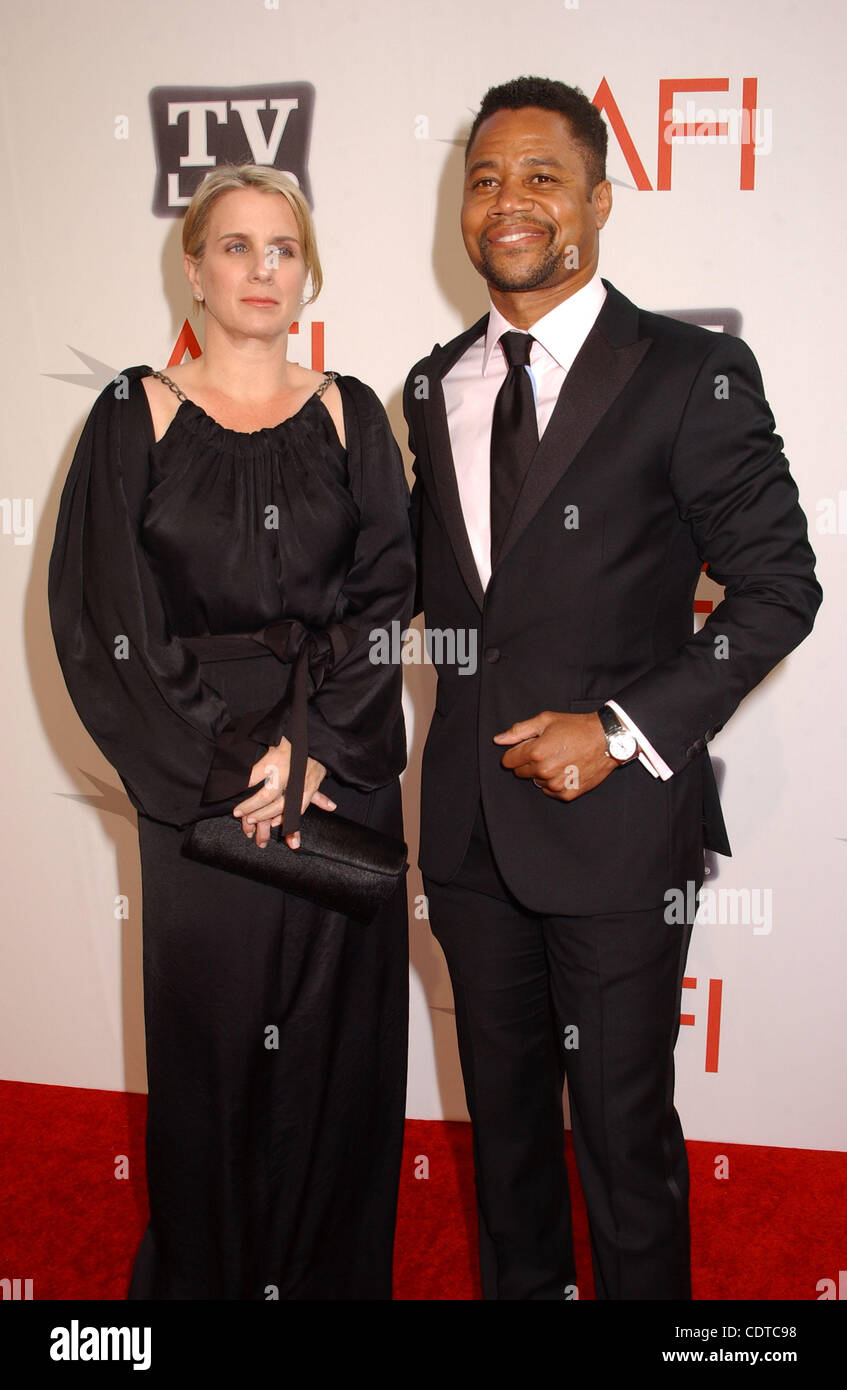 June 9, 2011 - Hollywood, California, U.S. - Cuba Gooding Jr.& wife attend the AFI Life Achievement Award Event at the Sony Studios .in Culver City,Ca on June 9,2011.(Credit Image: Â© Phil Roach/Globe Photos/ZUMAPRESS.com) Stock Photo