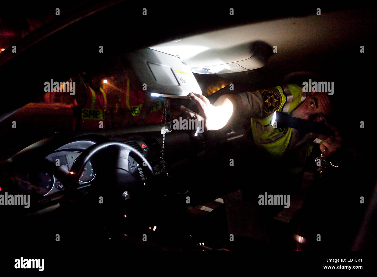 The Orange County Sheriff's Department conducted a traffic safety and