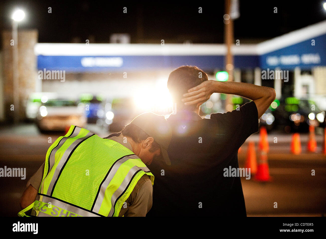 The Orange County Sheriff's Department conducted a traffic safety and