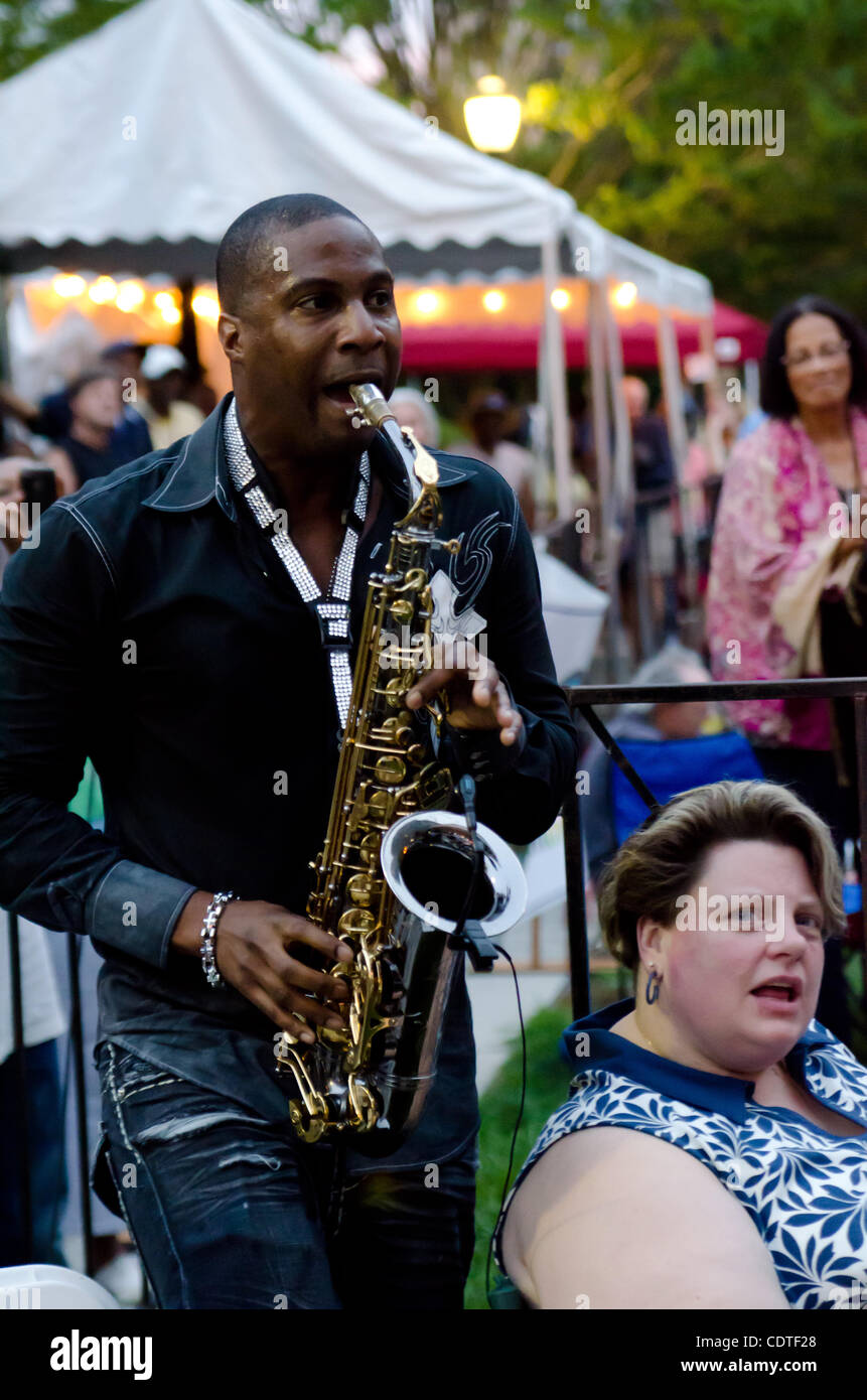 June 23, 2011 Wilmington, Delaware, USA Smooth jazz saxophonist