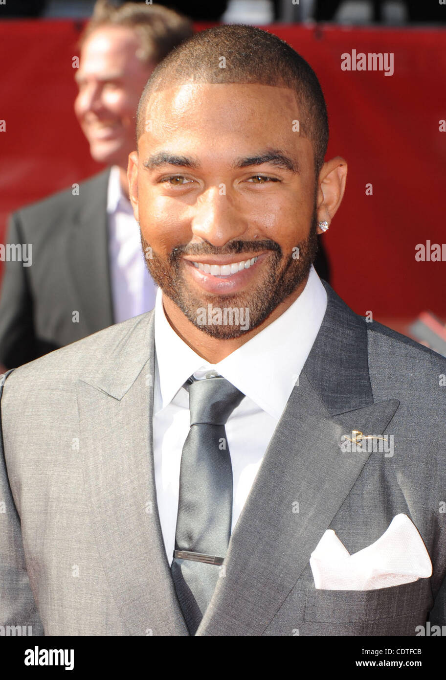 Matt Kemp on the red carpet of ESPN's 2011 ESPY awards at the Nokia Theater in downtown Los Angeles. Stock Photo