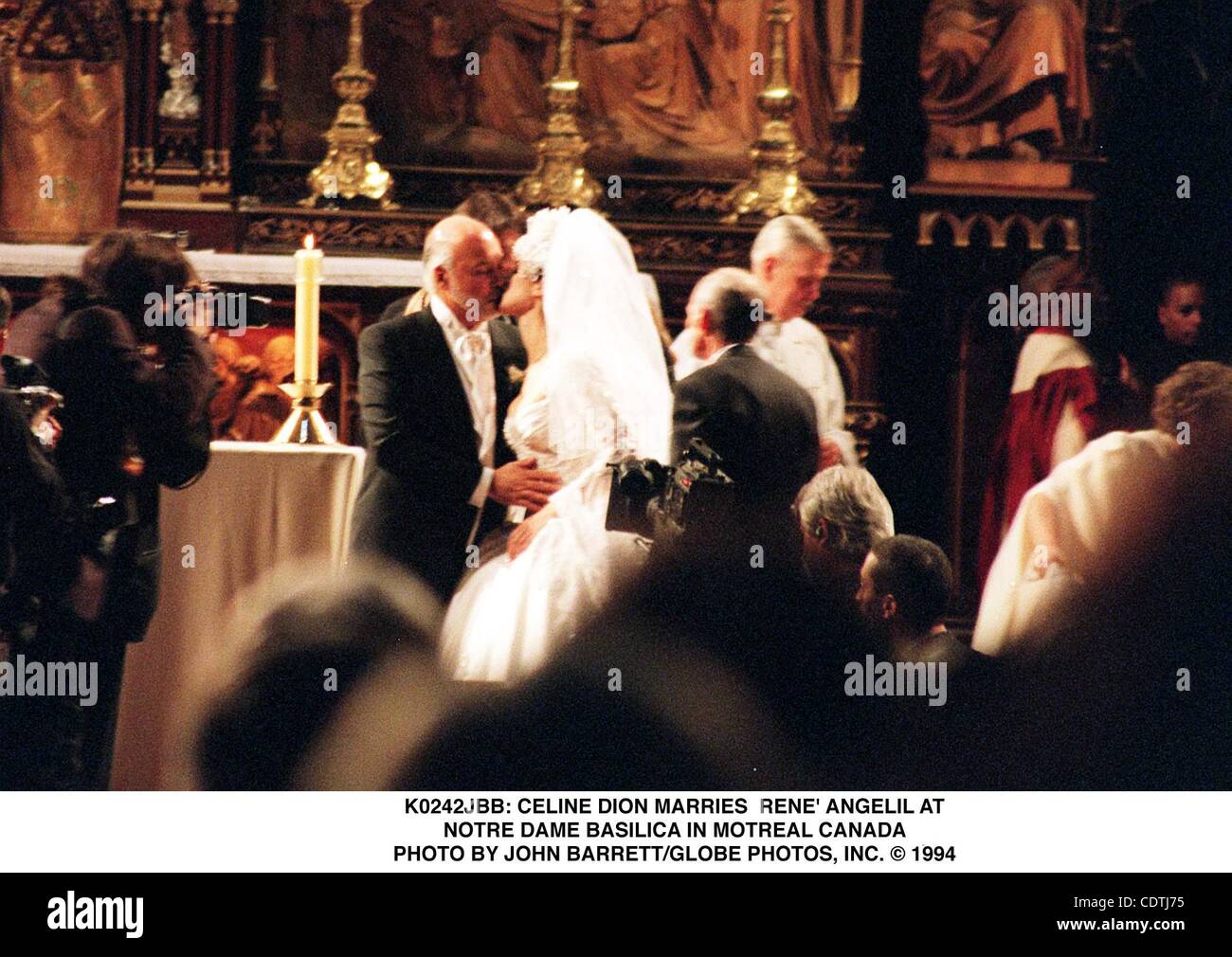 In a wedding moment that felt straight out of a fairytale, Andrea Bocelli's  voice echoed through the historic Notre-Dame Basilica as he performed “The  Prayer” for Céline Dion's son, René-Charles. It wasn't, image size:1300x1010
