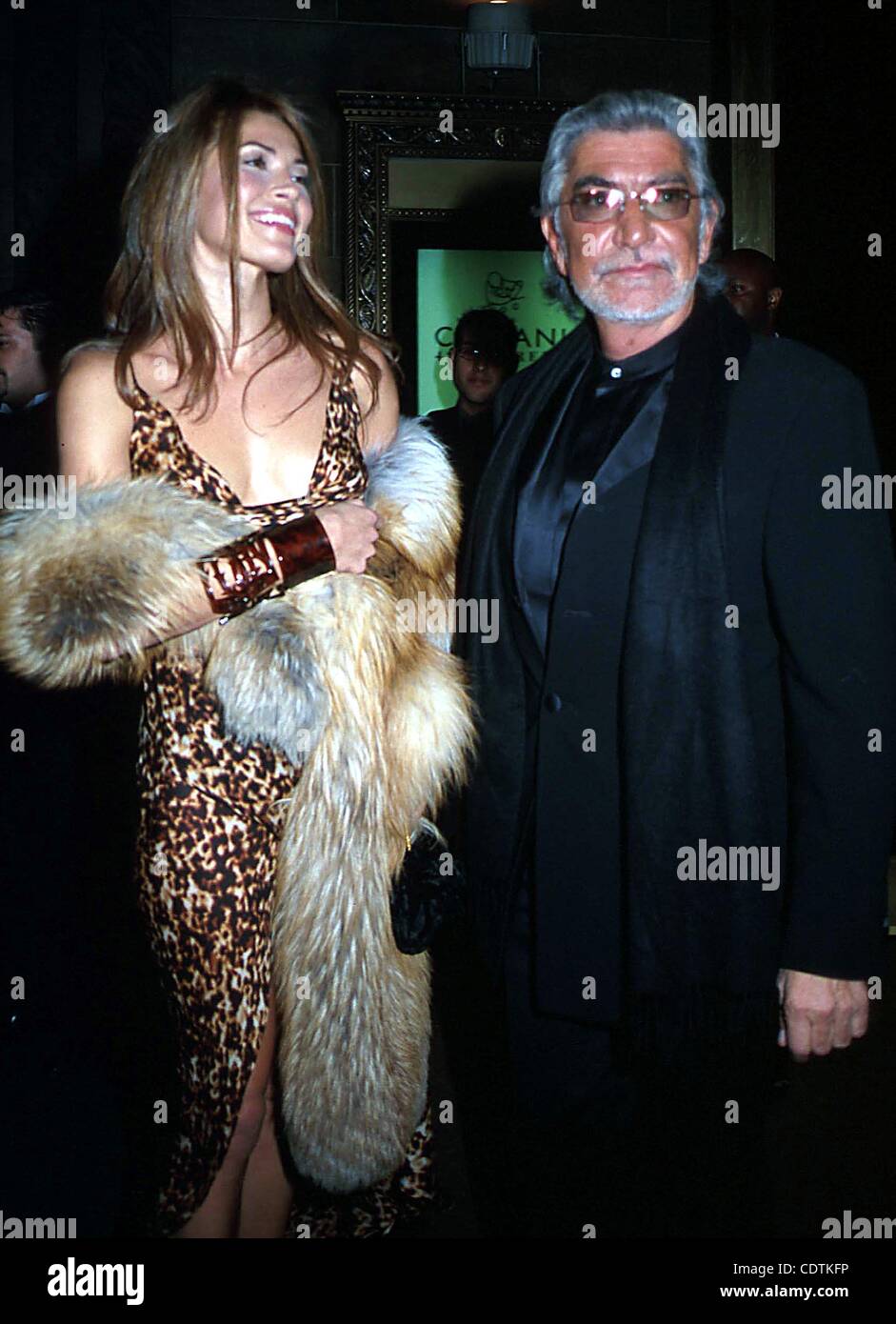 k26957ML  SD1024.FASHION GROUP INT'L.19TH NIGHT OF STARS.HONORING '' THE PROVCTEURS: THOSE WHO DARE''.JUSTINE PASEK AND ROBERTO CAVALLI.       2002(Credit Image: Â© Mitchell Levy/Globe Photos/ZUMAPRESS.com) Stock Photo