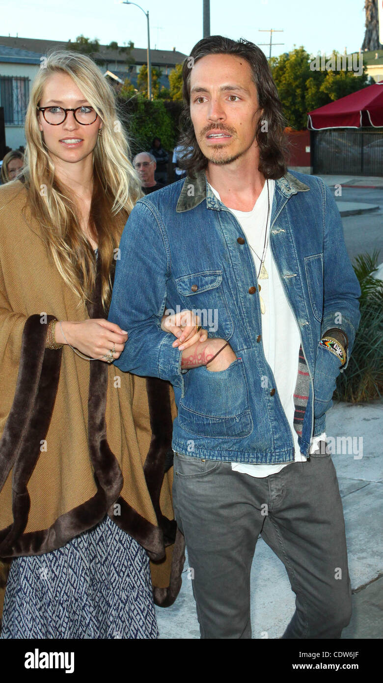 May 25, 2011 - Los Angeles, California, U.S. - Brandon Boyd,Baelyn Neff.Shine On Sierra Leone 5th Annual Fundraiser  held at Private Residence, Venice, CA. May  25 - 2011.(Credit Image: Â© TLeopold/Globe Photos/ZUMAPRESS.com) Stock Photo