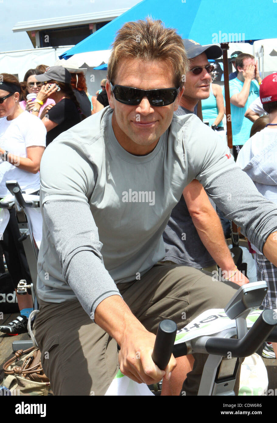 June 5, 2011 - Los Angeles, California, U.S. - David Chokachi.Pedal to The Pier 100 Mile-A-Thon  held at the Santa Monica Pier, Santa Monica, CA. June 5- 2011.(Credit Image: Â© TLeopold/Globe Photos/ZUMAPRESS.com) Stock Photo