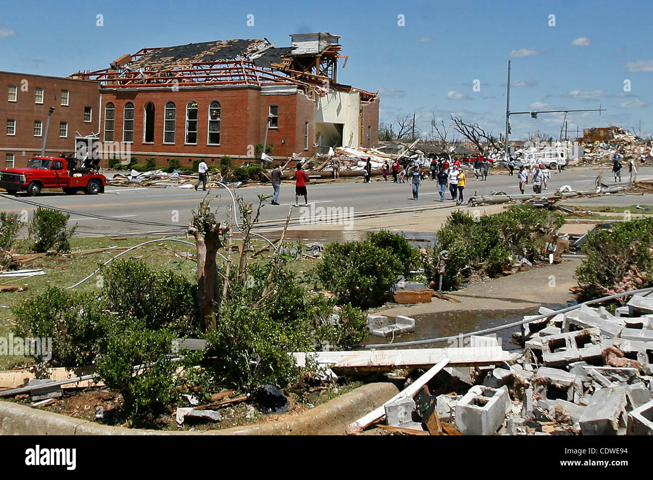 April 28, 2011 Tuscaloosa, Al, U.S Alberta First Baptist Church was