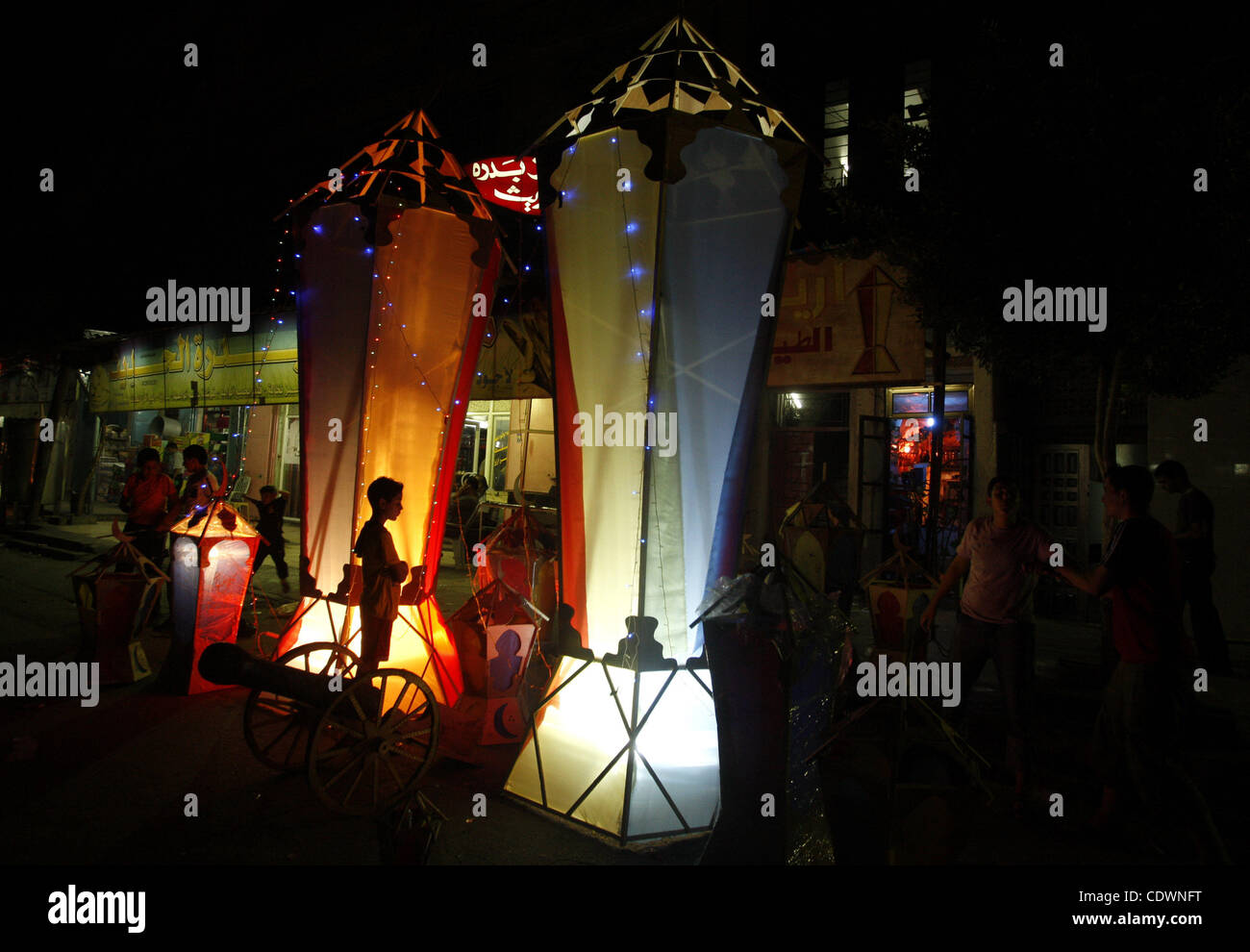 giant paper lanterns