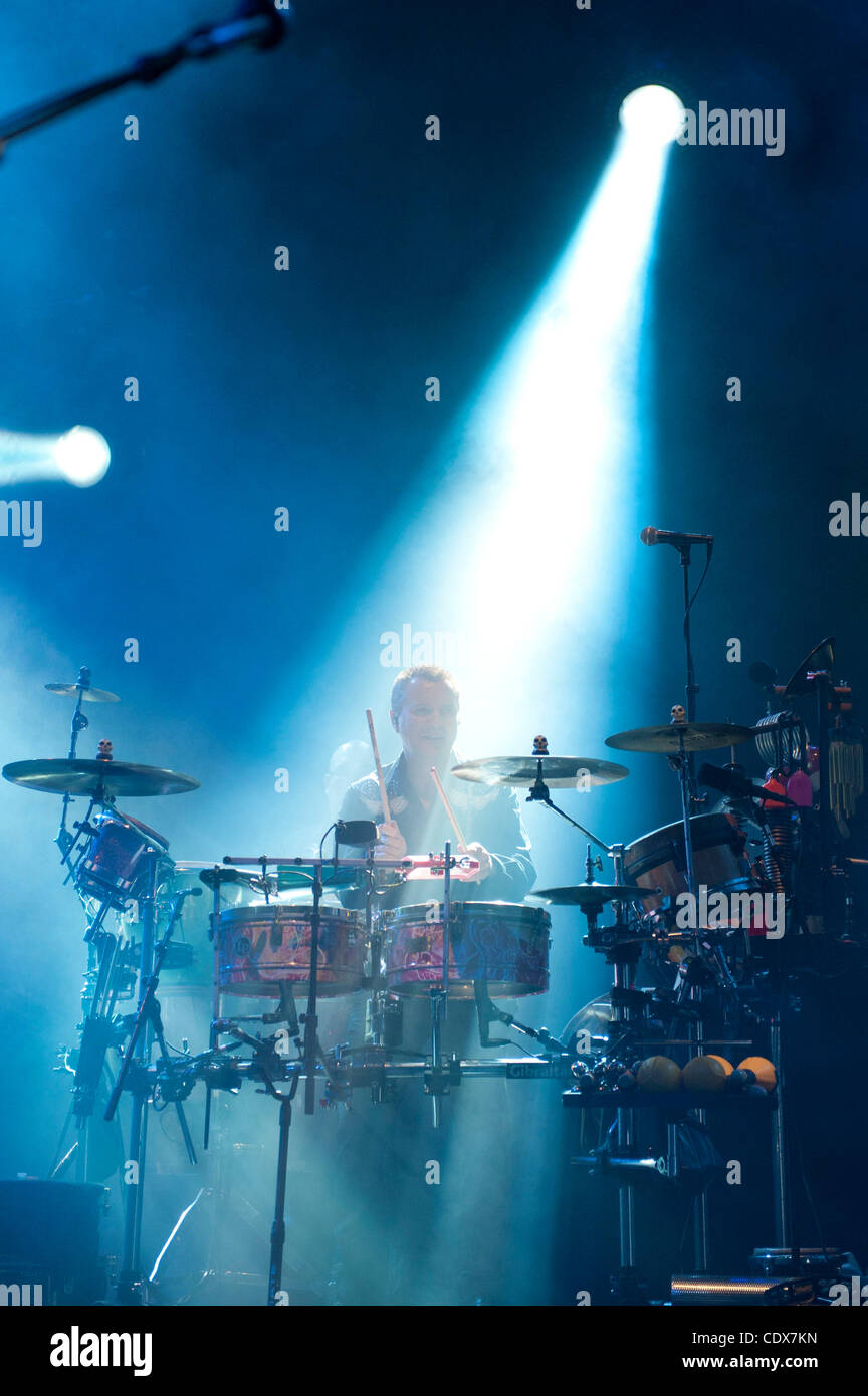 Sep. 24, 2011 - Mountain View, California, U.S. - Drummer KARL PERAZZO ...