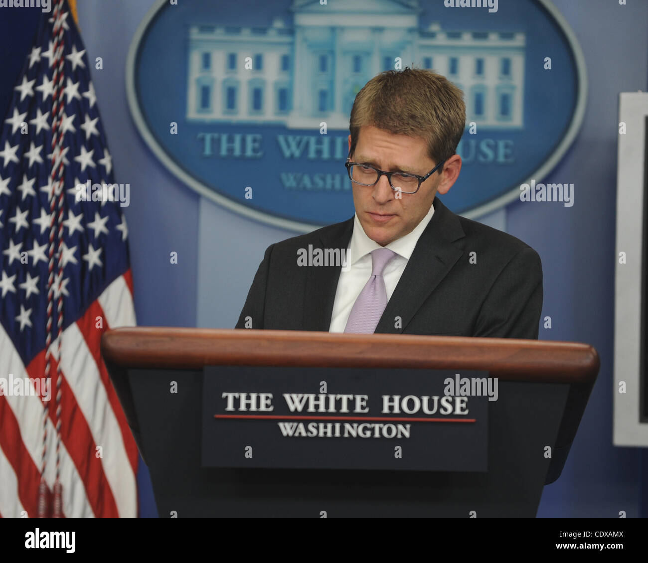 White house press secretary jay carney hi-res stock photography and ...