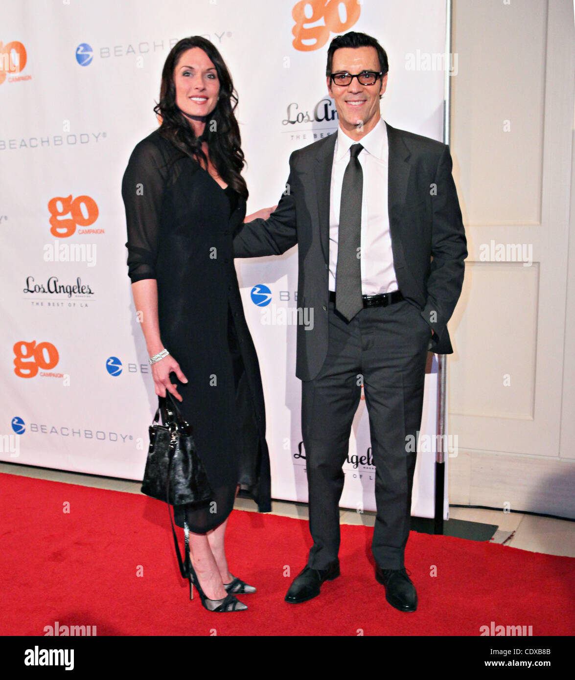 TONY HORTON AND SHANNA BRANON attend the 4th Annual Go Go Gala Stock Photo