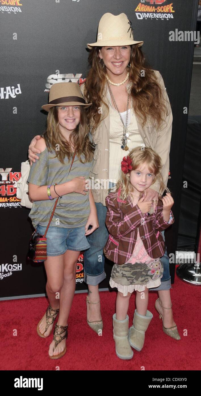 July 31, 2011 - Los Angeles, California, USA - Jul 31, 2011 - Los Angeles, California, USA - Actress JOELY FISHER and family  at the 'Spy Kids All The Time in The World'  Premiere held at the Regal Cinemas, L.A Live, Los Angeles. (Credit Image: © Paul Fenton/ZUMAPRESS.com) Stock Photo