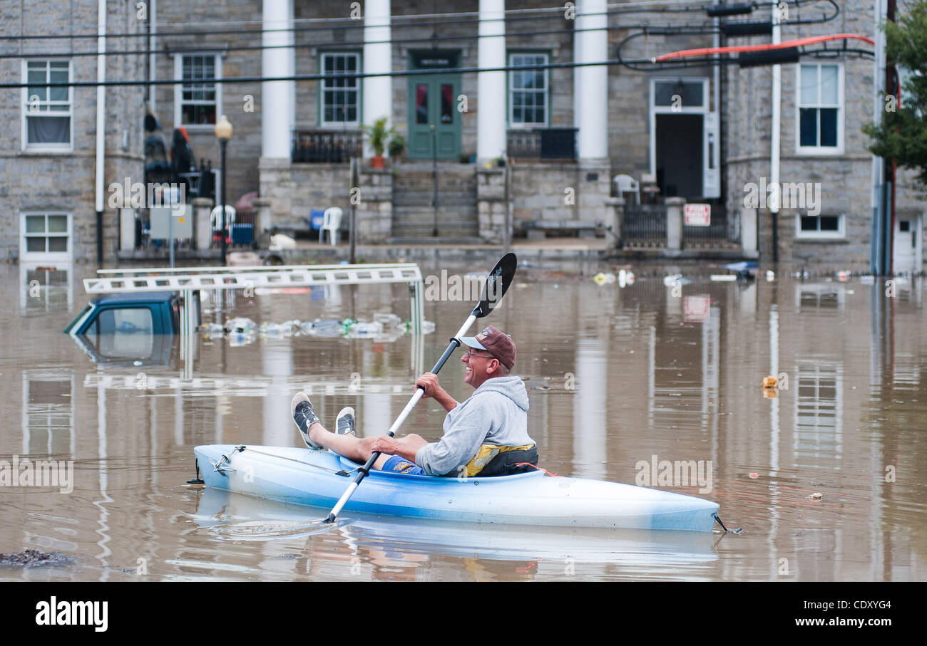 Sept. 9, 2011 Port Deposit, Maryland, U.S. Mark Dennis smiles as he
