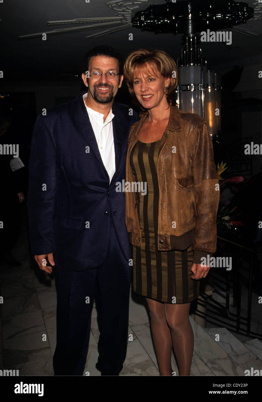 Aug. 9, 2011 - Hollywood, California, U.S. - Exact Date Unknown.CHRISTINE LAHTI & Husband THOMAS SCHLAMME.18th Annual Cableace Nominees Party. 1996(Credit Image: Â© Fitzroy Barrett/Globe Photos/ZUMAPRESS.com) Stock Photo