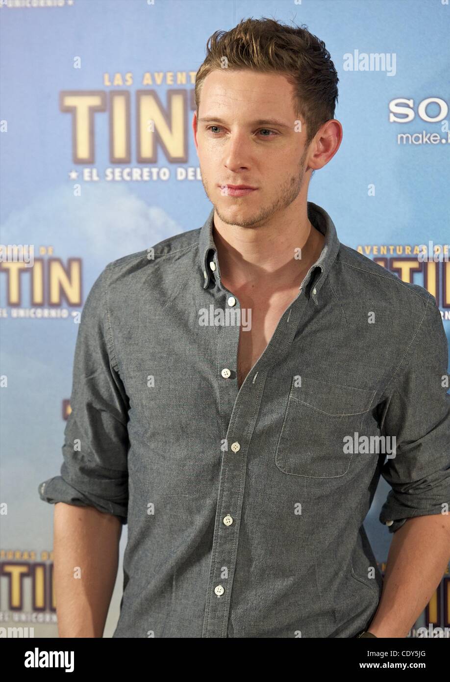 Oct. 26, 2011 Madrid, Spain Actor Jamie Bell attends 'Tintin The