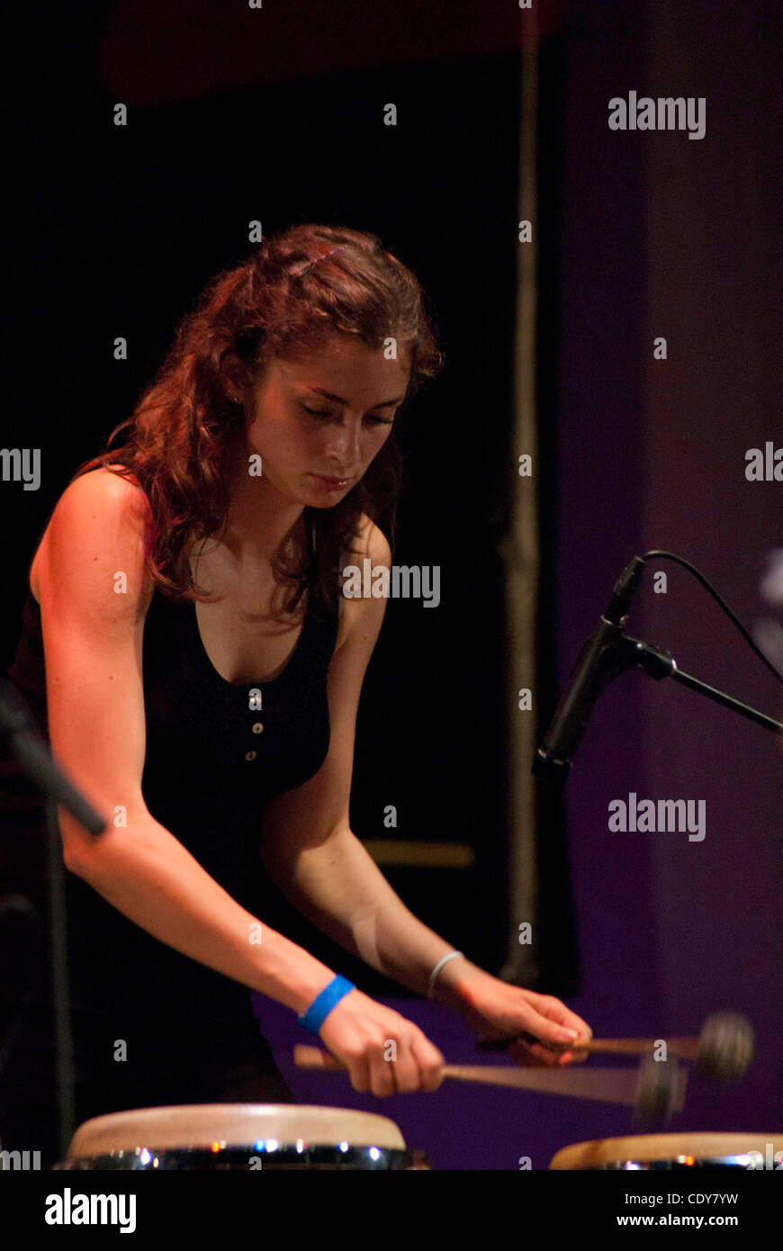 Marianna Soroka, Polish percussionist was featured in the performance