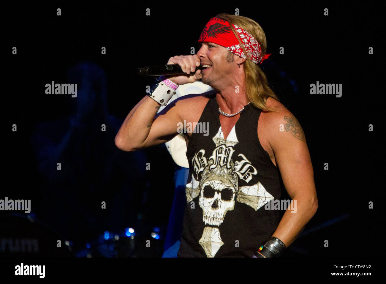 Bret Michaels (former lead singer of Poison) performing live at Rod