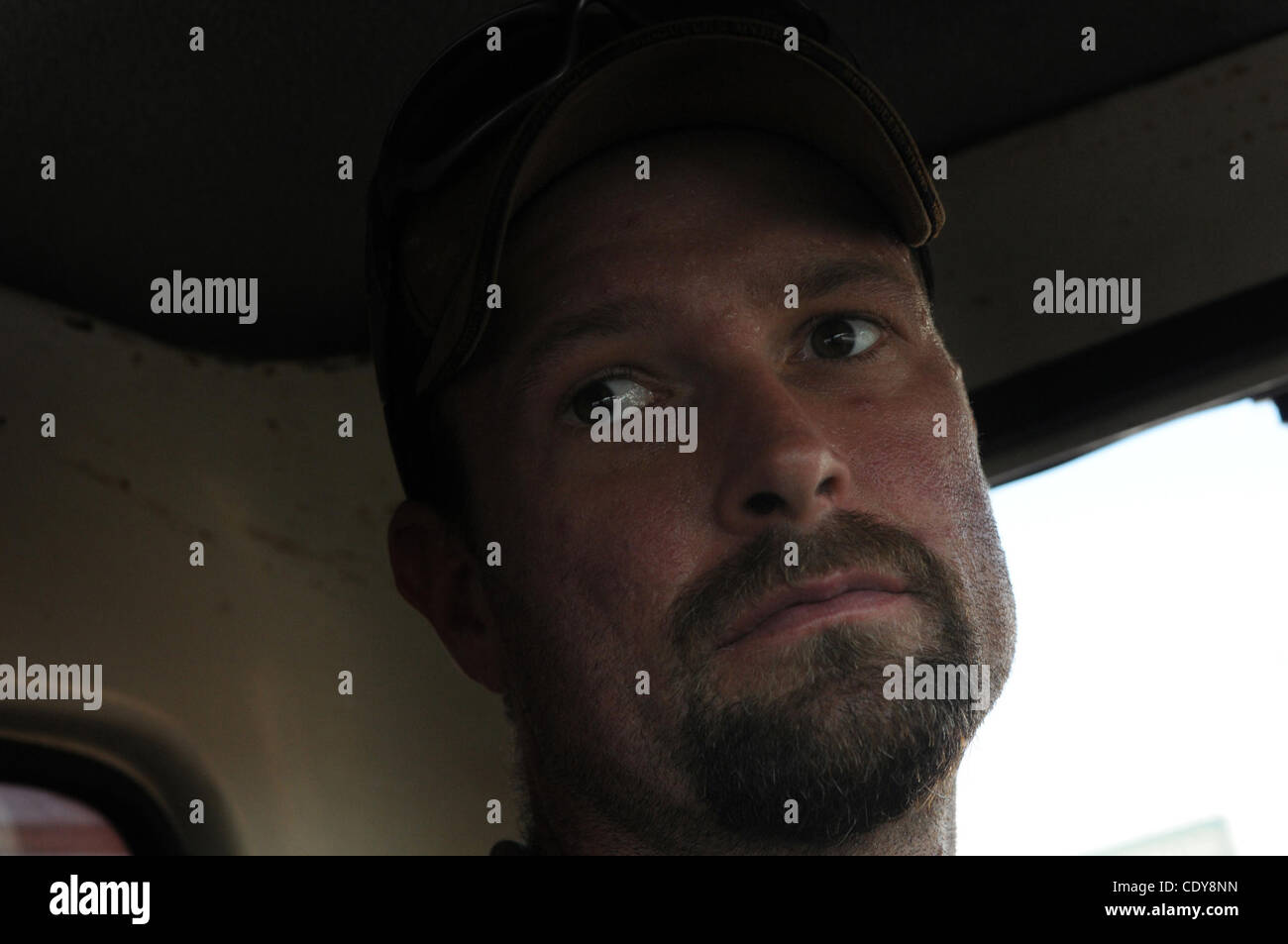Sep. 28, 2011 Clinton , Missouri, U.S. Pulling into a gas station