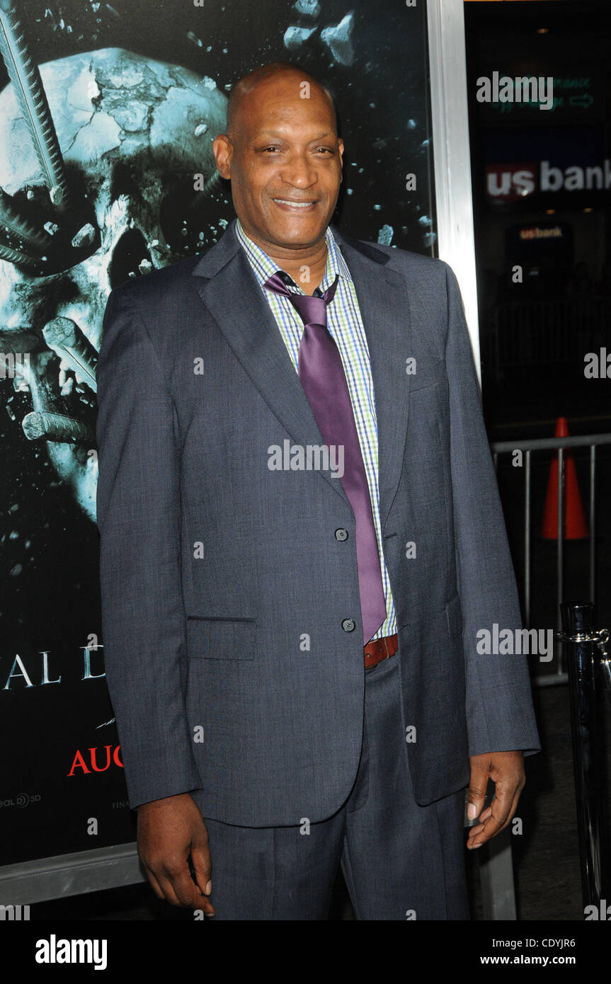 Tony Todd at the Los Angeles Special Screening of Final Destination 5  held at Grauman's Mann Chinese Theatre in Hollywood, CA. The event took  place on Wednesday, August 10, 2011. Photo by